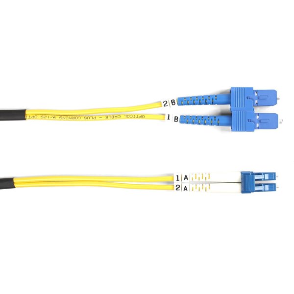 Black Box Fiber Patch Cable 1M Sm 9 Micron Sc To L FOSM-001M-SCLC